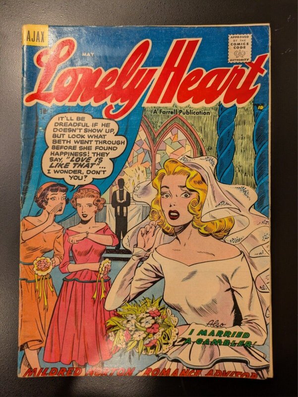 Lonely Heart 10 (1955) VG 4.0 Iger Shop Golden Age Farrell comic
