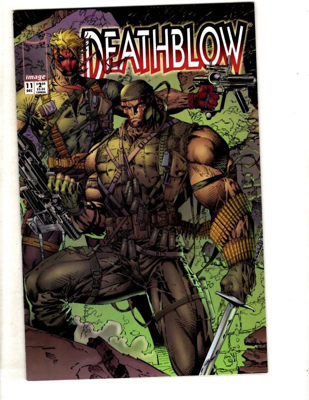 Lot Of 14 Deathblow Image Comic Books # 0 1 2 3 4 5 (2) 6 7 8 9 10 11 12  CR30