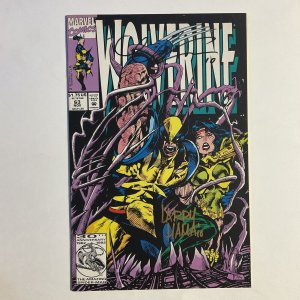 Wolverine 63 1992 Signed by Larry Hamma Mark Texiera Marvel NM near mint