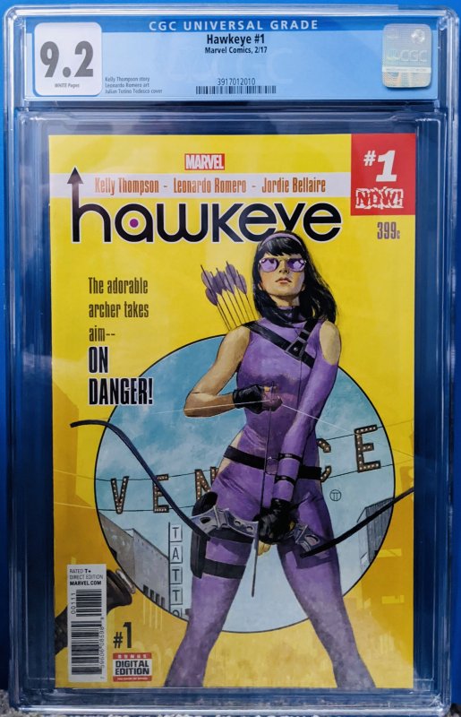 Hawkeye #1 (2017) Kate Bishop! CGC 9.2