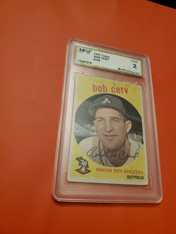 bob cerv 1959 topps #100 mint 2