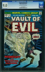 Vault of Evil #14 (1974) CGC 9.0 VFNM