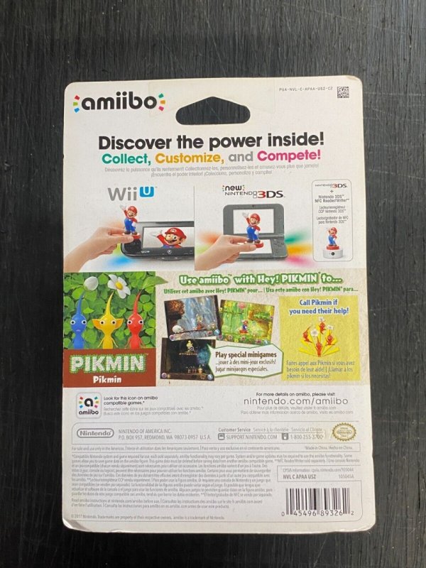 Nintendo Pikmin Pikmin Amiibo Factory Sealed