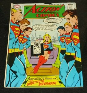 Action Comics #366 FN 1968 DC Silver Age Comic Neal Adams Supergirl Superman