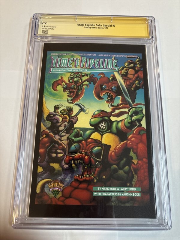 Usagi Yojimbo Color Special (1992) # 3 (CGC 9.8) Signed Stan Sakai • Census=1