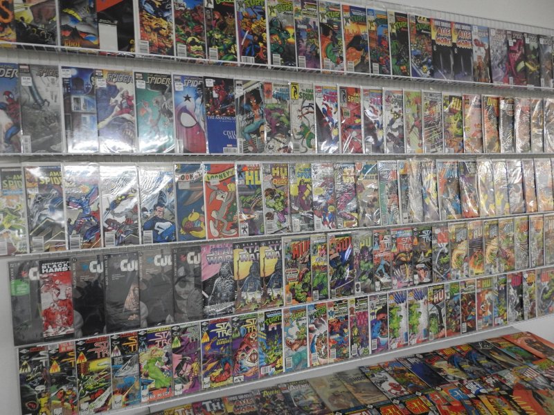 Huge Lot 160+ Comics W/ Hulk, Spider-Man, Star Wars, +More! Avg FN Condition!