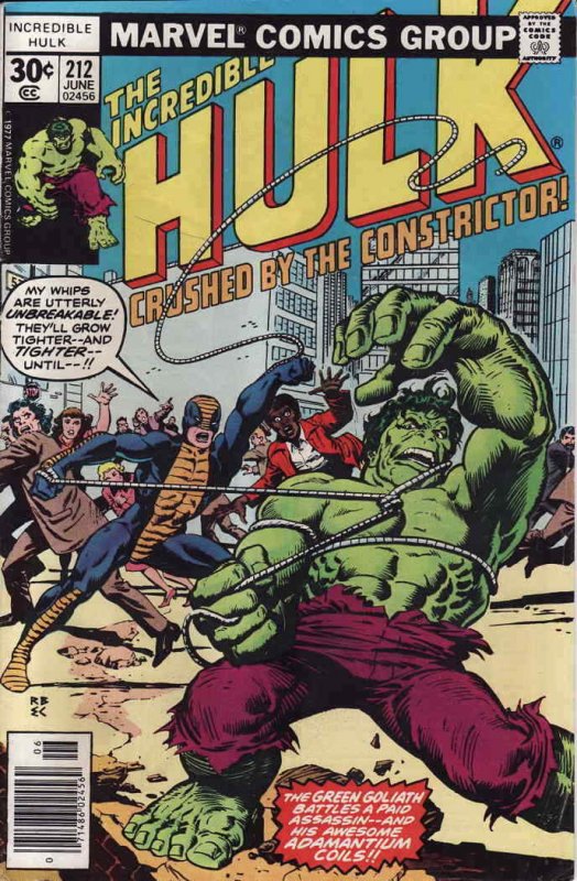 Incredible Hulk, The #212 FN; Marvel | 1st Constrictor - we combine shipping 