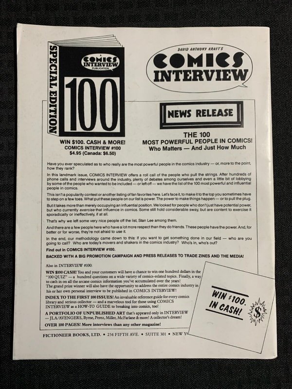 1991 COMICS REVUE Magazine #63 VG/FN 5.0 Batman / Spider-Man / TMNT