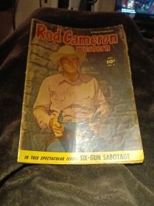Rod Cameron Western #5-1950 Golden Age Fawcett comics photo cover
