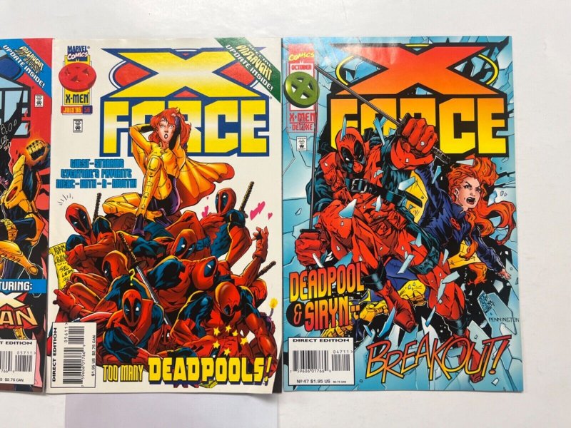 3 X Force Marvel Comic Books # 47 56 57 Avengers Defenders Thor Hulk 1 JS45