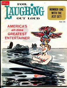 For Laughing Out Loud #32 6/1964-Dell-Gahan Wilson-Bill Wenzel-Sci-fi-VG