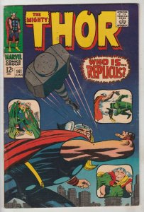 Thor, the Mighty #141 (Jun-67) VF High-Grade Thor