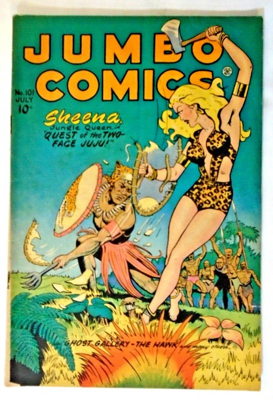 Jumbo Comics (1947, Fiction House) #101fn-; Matt Baker, Kamen