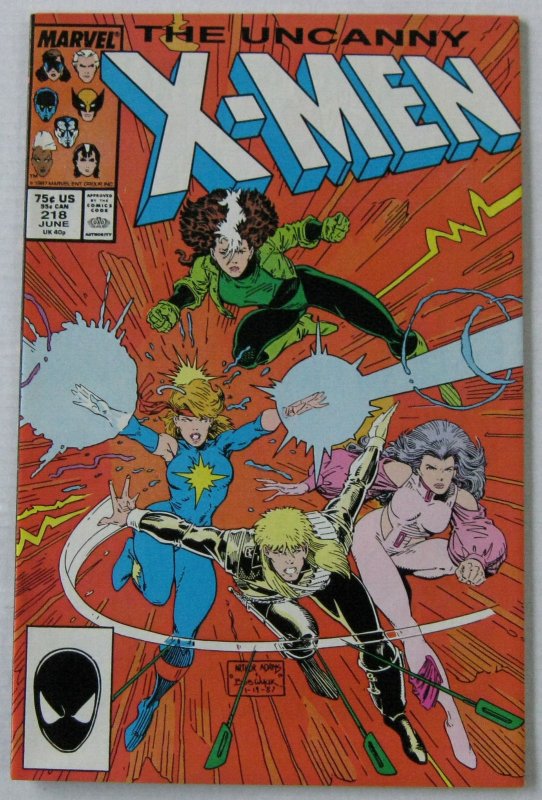 X-Men #218 (Jun 1987, Marvel), FN condition (6.0)