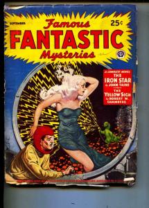 Famous Fantastic Mysteries-Pulp-9/1943-John Taine-Robert W Chambers