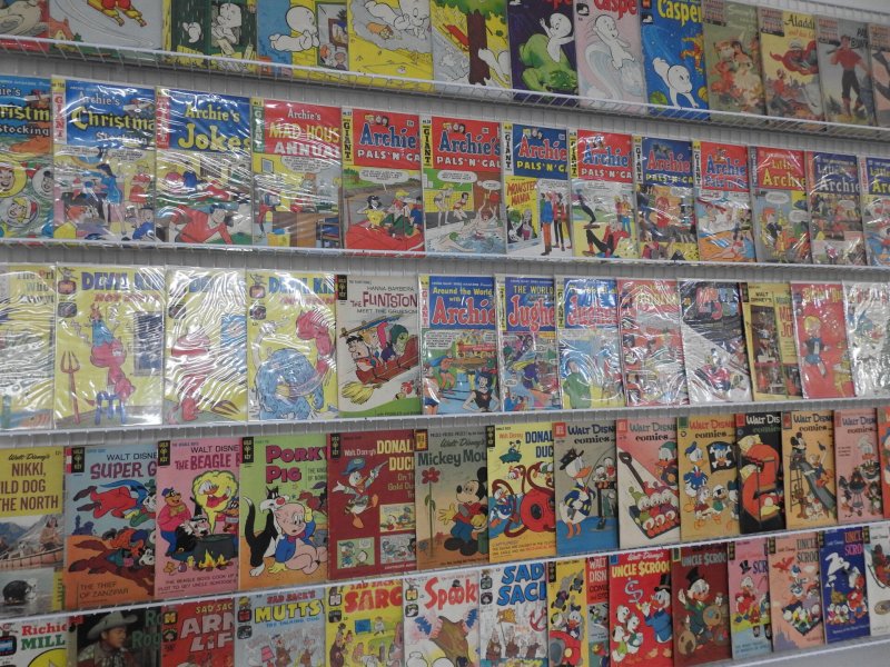 Huge Lot of 85 Cartoon Comics W/ Uncle Scrooge, Casper +More! Avg. VG/FN Cond.