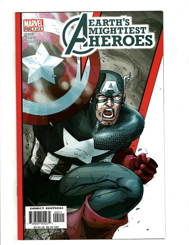 16 Avengers: Earth's Mightiest Heroes Marvel Comics 1(2) 2(2) 3(6) 4(4) 5 8 HG2