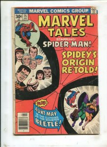 Marvel Tales #75 - Spidey's Origin Retold (4.0) 1977