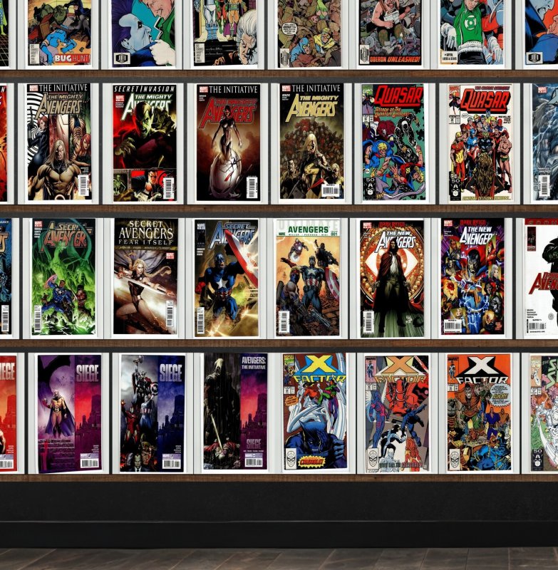 Huge Lot 150+ Comics with Silver Surfer, The Mighty Avengers & More!