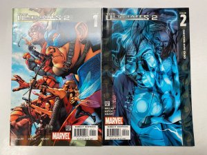 4 Ultimates 2 MARVEL comic books #1 2 3 4 94 KM7