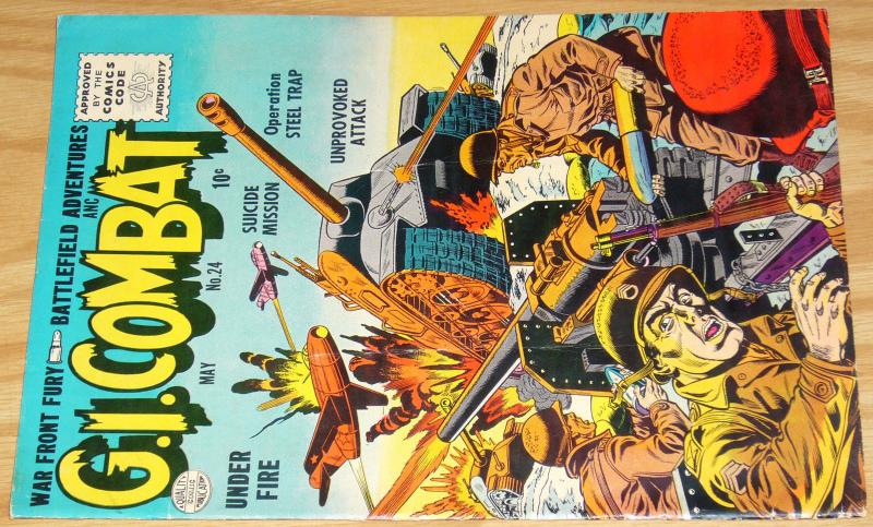 G.I. Combat #24 FN- may 1955 - quality comics - golden age war
