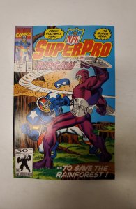 NFL Superpro #7 (1992) NM Marvel Comic Book J717