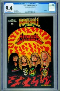 Rock N Roll Comics #2-CGC 9.4-1991 Metallica-comic book 4330290011