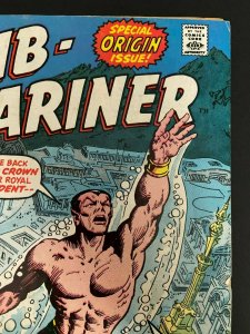 Sub-Mariner 38 FN/VF Origin Retold  (Marvel June, 1971)