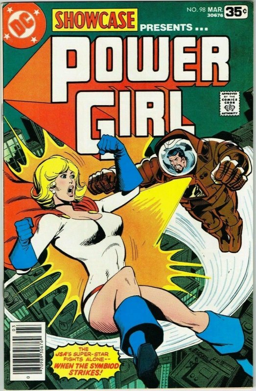 Showcase #98 (1956) - 9.0 VF/NM *Power Girl/When The Symbioship Strikes*