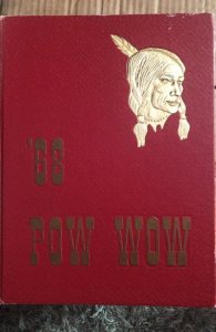 ‘68(1968) pow wow yearbook, central HS, Cheyenne Wyoming