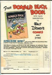 WALT DISNEY'S COMICS AND STORIES #137 1952-MICKEY-DONALD-CARL BARKS-vg