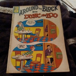 Around the Block With Dunc & Loo #1 Dell Comics 1962 four color silver age toons