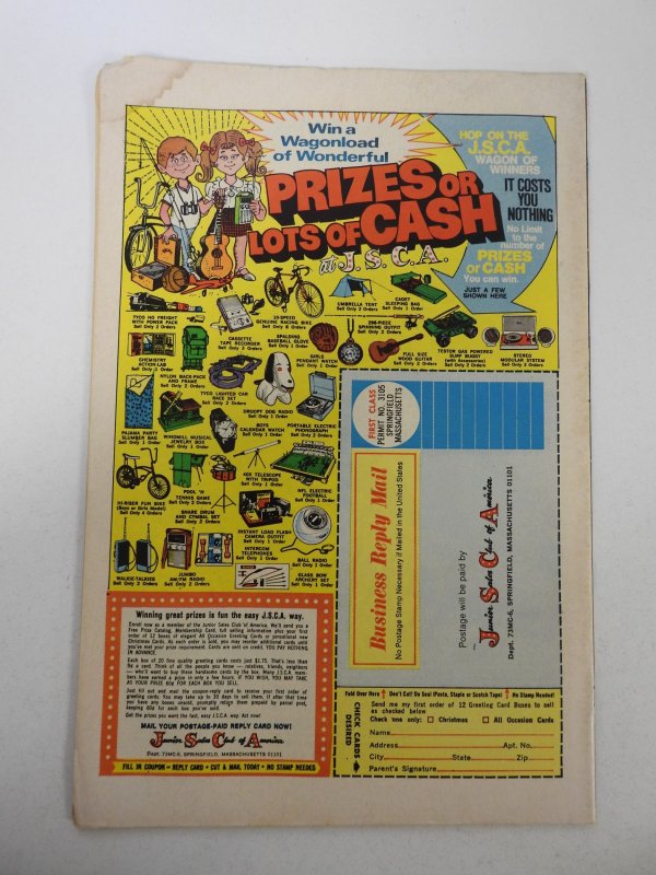 Jungle Action #6 (1973) VG+ Condition moisture stain