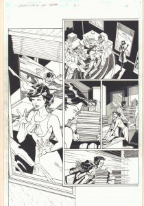 Legends of the DCU (Superman) Pt.1 p.3 Costume Change '98 art by Chris Marrinan