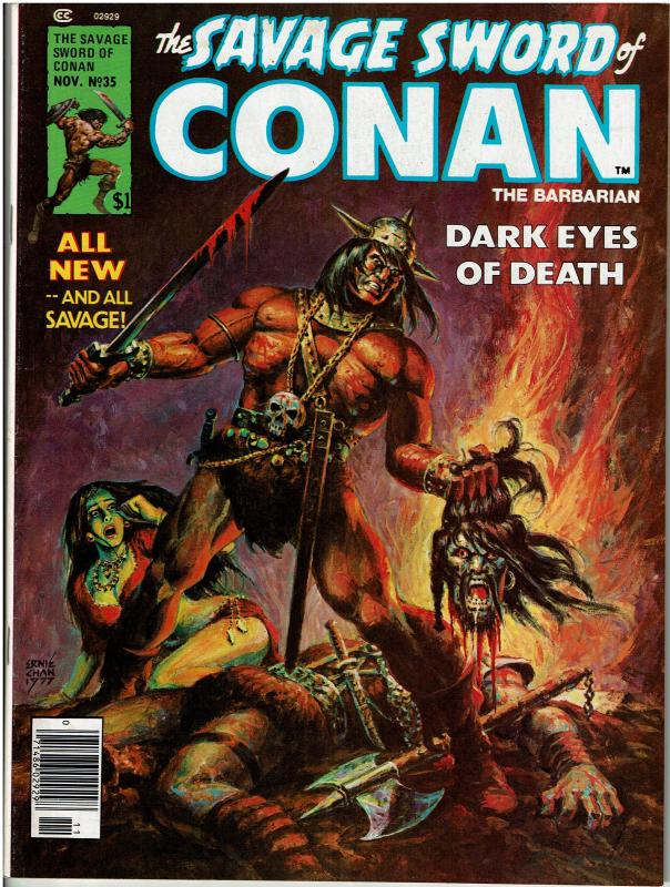 Savage Sword of Conan (1974 Magazine) #35 - 7.0 or Better