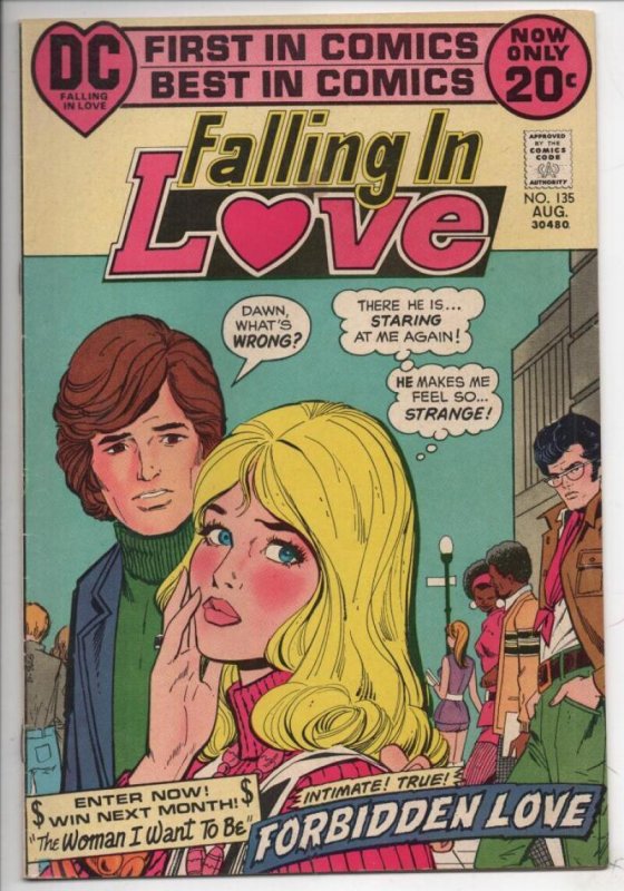 FALLING in LOVE #135, FN, DC, 1972, Romance comic