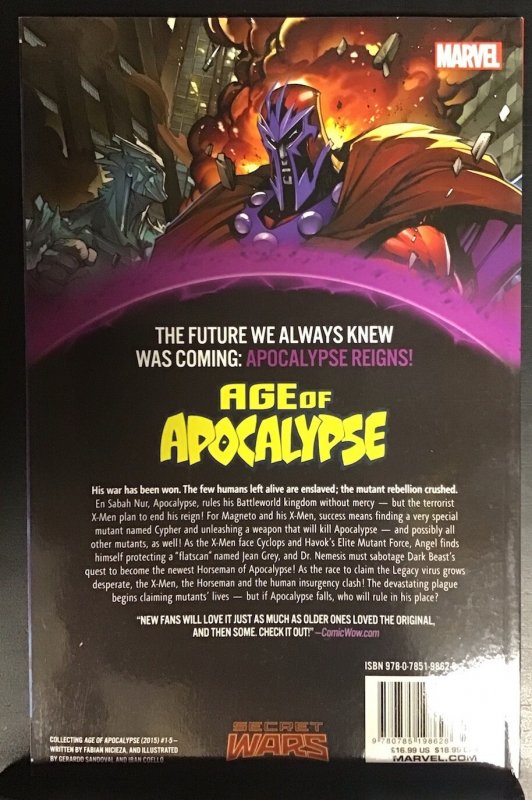 Age of Apocalypse: Warzones! Marvel Comics 2015 TPB First Printing Secret Wars