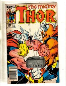 Mighty Thor # 338 FN Marvel Comic Book Odin Loki Avengers Sif Malekith  J330