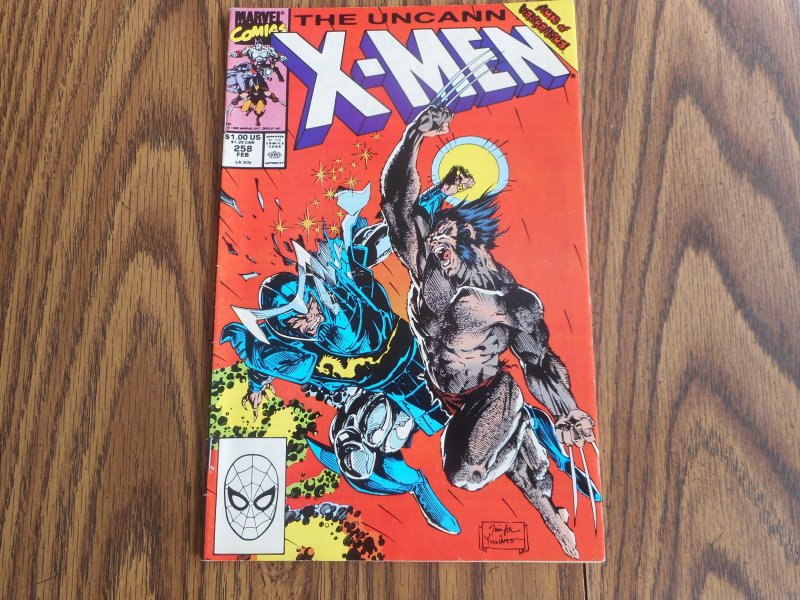 X-MEN # 258 B KEY!! CLASSIC JIM LEE COVER HIGH GRADE GEM WOW!!