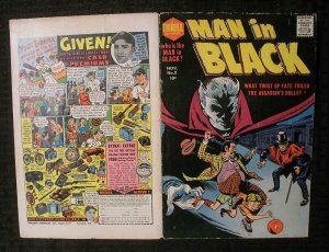 COVER ONLY 1957 Man In Black #2 GD+ 2.5 The Assassins Bullet / Harvey