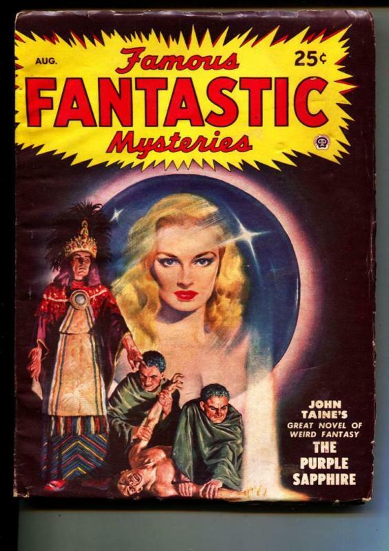 Famous Fantastic Mysteries-Pulp-8/1948-John Taine-Murray Leinster