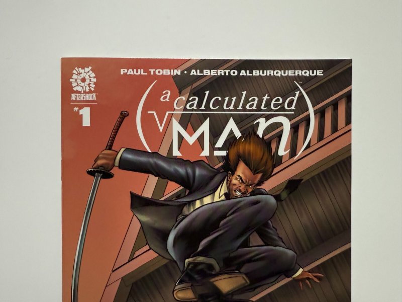 A Calculated Man # 1 NM Rooth Happy Variant Cover Aftershock Comic Book 6 J402