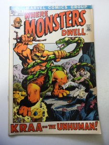 Where Monsters Dwell #15 (1972) FN- Condition