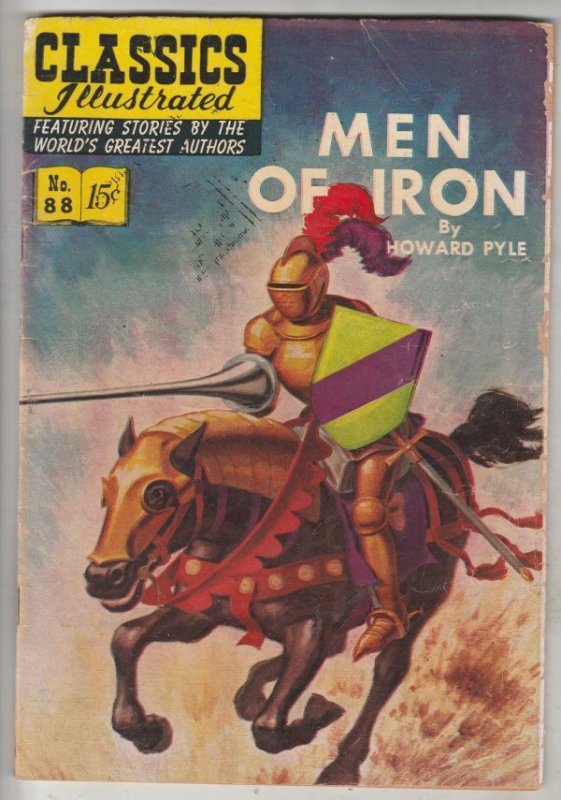 Classics Illustrated #88 (Oct-51) VG+ Affordable-Grade  ORIGINAL! (0) HRN 89 WOW