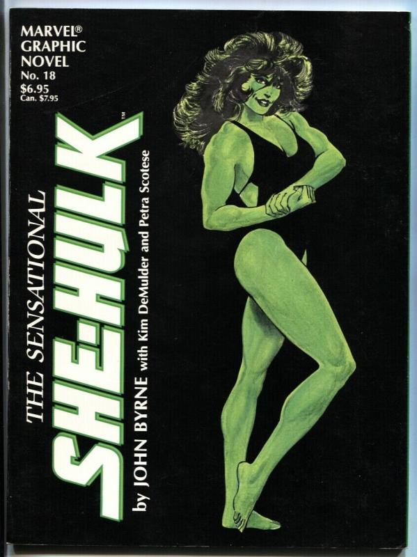 Marvel Graphic Novel #18-Sensational She-Hulk comic magazine