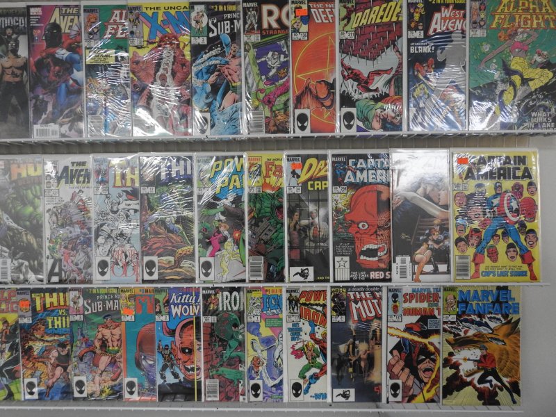 Huge Lot 140+ Comics W/ Captain America, Daredevil, ROM+ Avg VF- Condition!