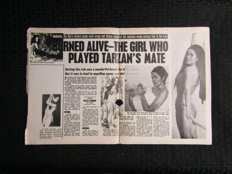 1971 THE GRIDLEY WAVE #32 G/VG 3.0 6pgs w/ Johnny Weissmuller Tarzan Pinup