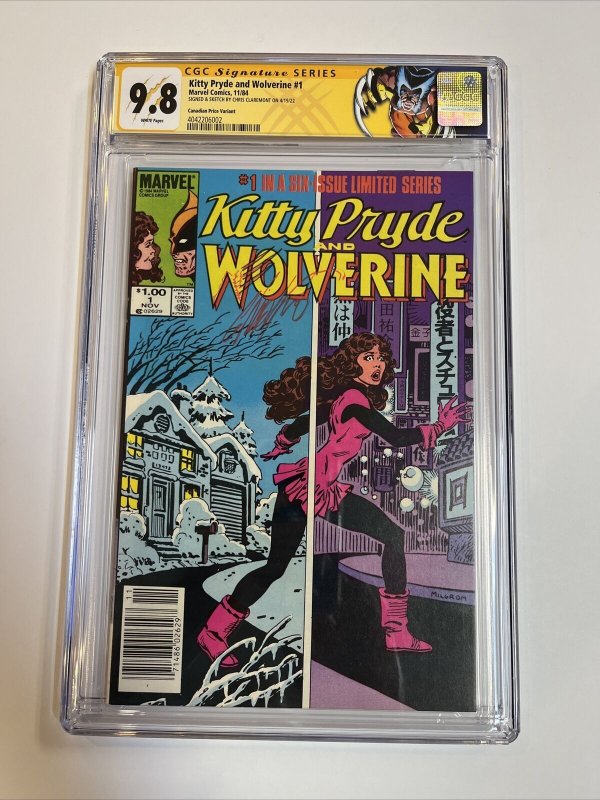 Kitty Pryde & Wolverine(1984) # 1 (CGC SS 9.8) CPV | Signed  | CPV | Census=2