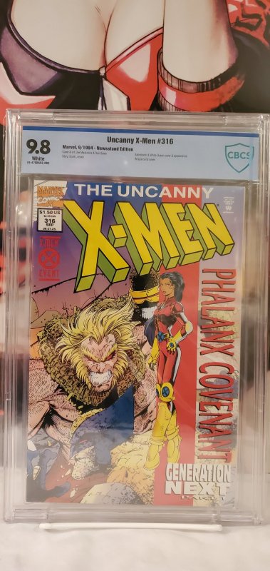 Uncanny X-Men #316 - RARE Newsstand Edition - CBCS 9.8