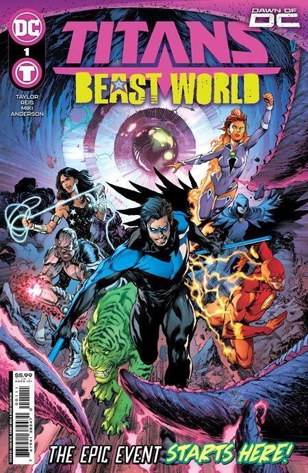 TITANS BEAST WORLD #1 (OF 6) COVER A IVAN REIS & DANNY MIKI (CLEARANCE)